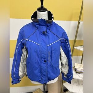 Vintage Obermeyer Royal Blue Full Zip Ski Jacket 10